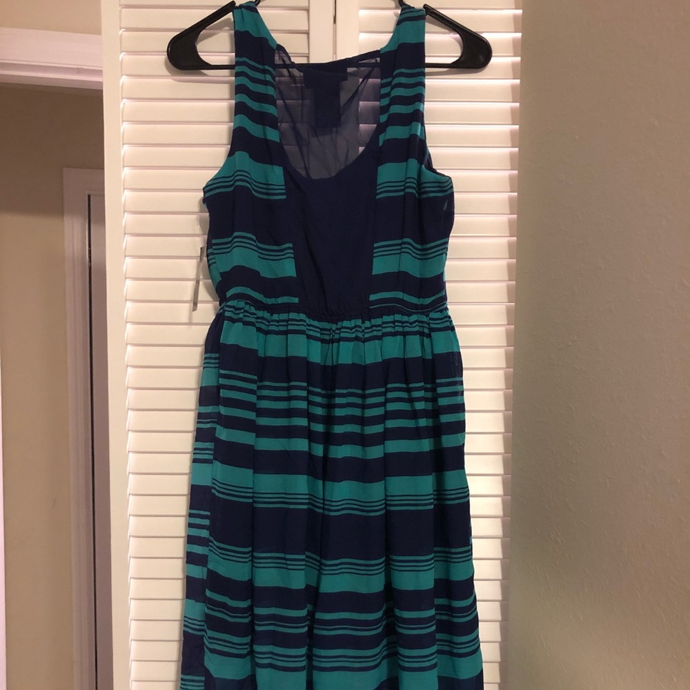 Midi stripe dress ceramic - Picture 2 of 3